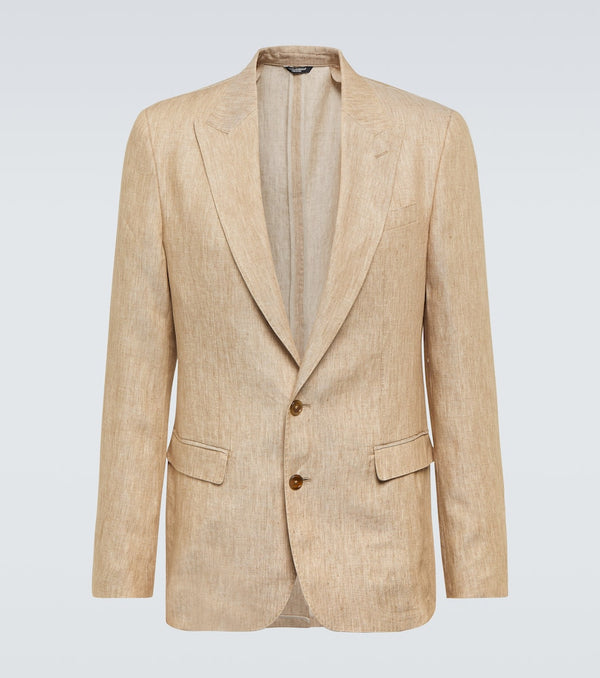 Dolce & Gabbana Linen twill suit jacket