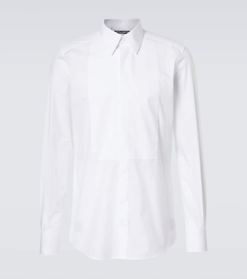 Dolce & Gabbana Cotton tuxedo shirt