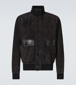 Dolce & Gabbana Cropped suede jacket