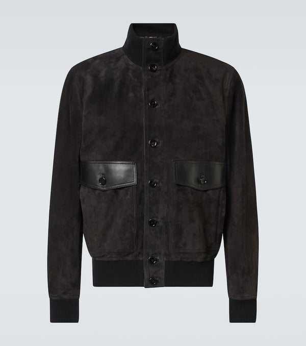 Dolce & Gabbana Cropped suede jacket