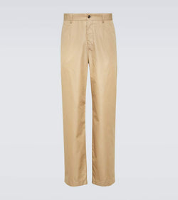 Dolce & Gabbana Cotton and silk chinos