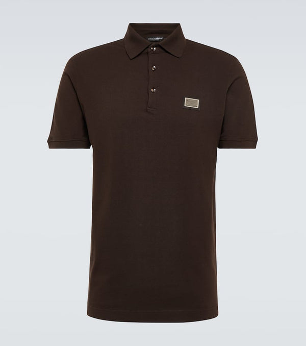 Dolce & Gabbana Logo cotton polo shirt