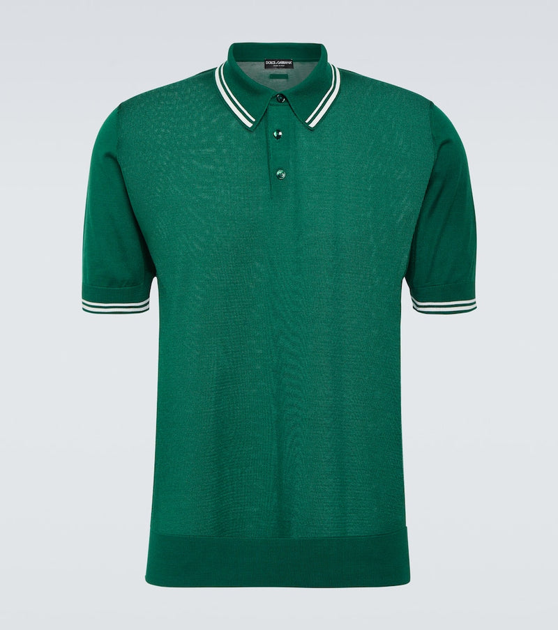 Dolce & Gabbana Silk polo shirt