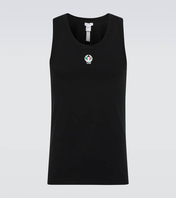 Dolce & Gabbana Logo cotton-blend tank top