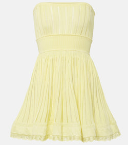 Alaïa Crinoline pointelle jersey romper