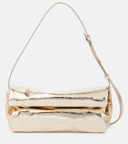 Jil Sander Rollup Small leather crossbody bag