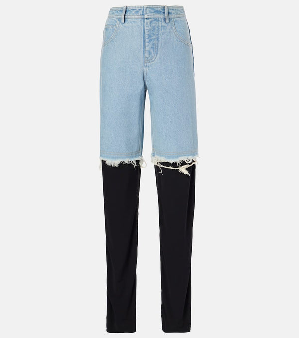 Christopher Esber Deconstructed wide-leg jeans