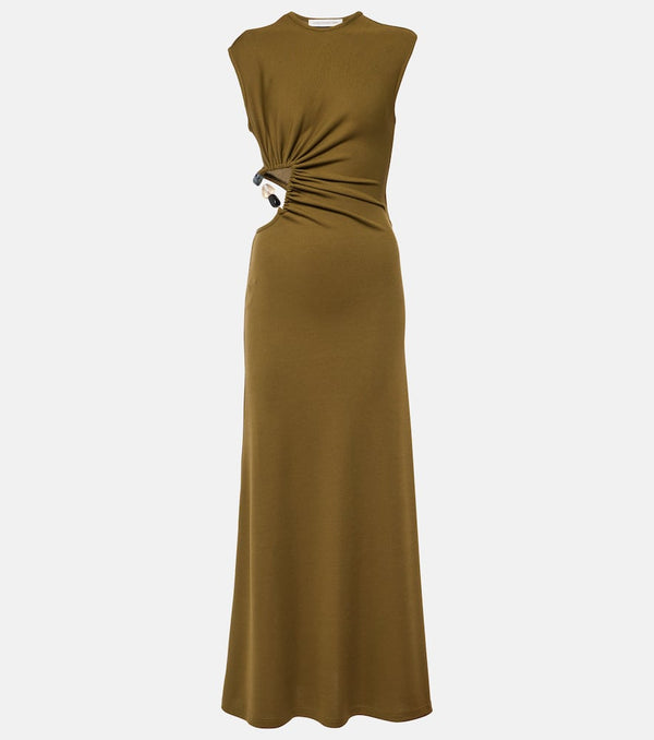 Christopher Esber Embellished cutout maxi dress