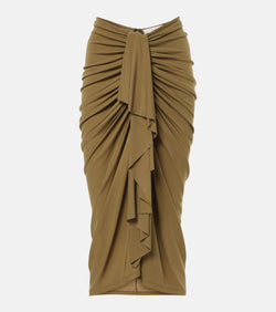 Christopher Esber Vivenda jersey midi skirt