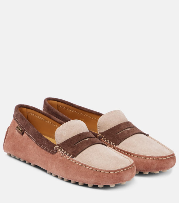 Tod's Gommino Bubble suede loafers