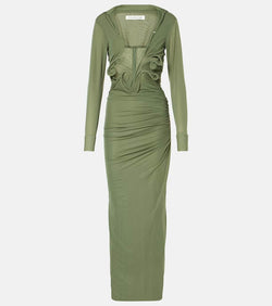 Christopher Esber Venus plunged maxi dress