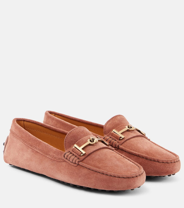 Tod's T-Ring suede loafers