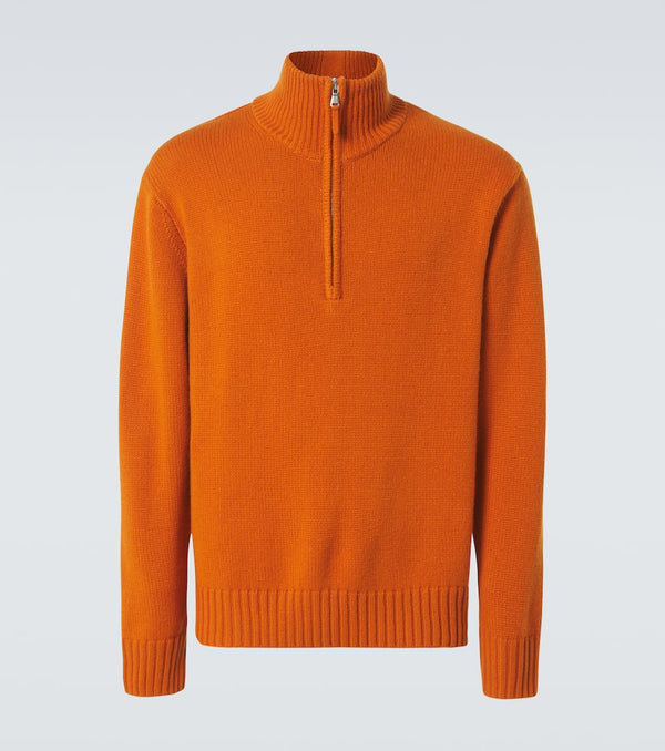 Allude Cashmere half-zip sweater