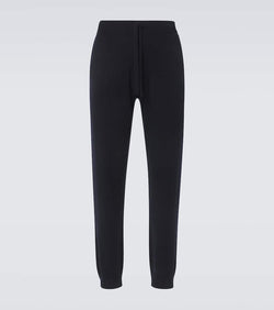 Allude Wool and cashmere sweatpants