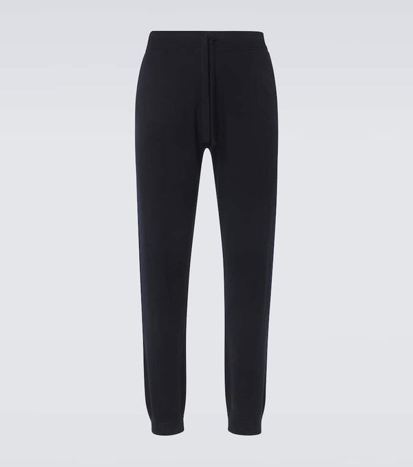 Allude Wool and cashmere sweatpants