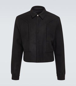 Rick Owens Cropped virgin wool jacket