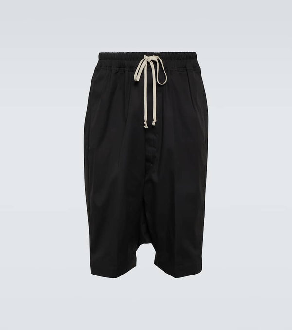 Rick Owens Cotton-blend poplin Bermuda shorts