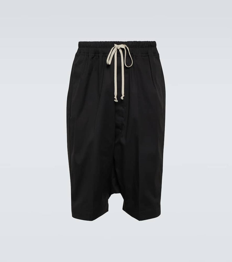 Rick Owens Cotton-blend poplin Bermuda shorts