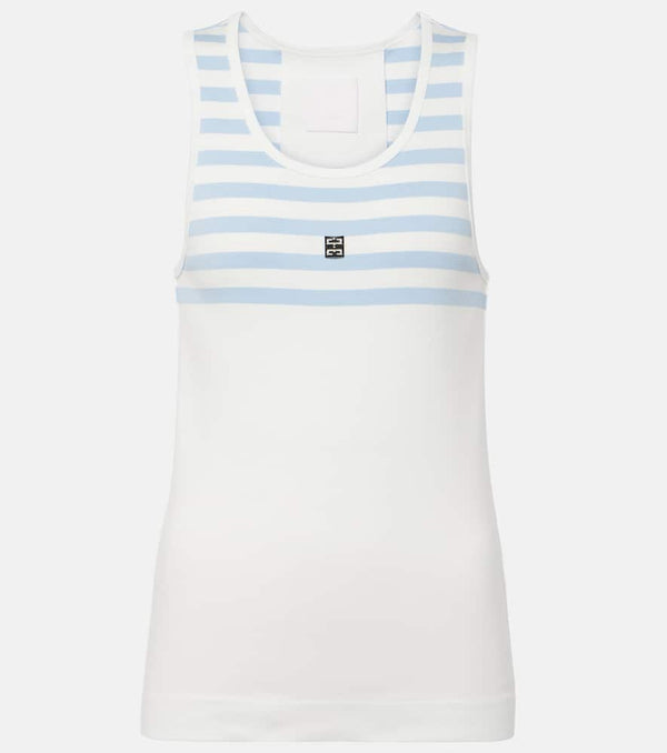 Givenchy 4G striped cotton tank top