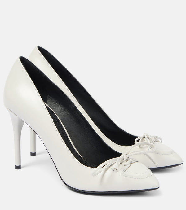 Alaïa 90 bow-detail leather pumps