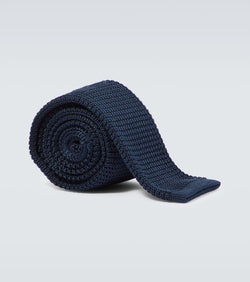 Zegna Knitted silk tie