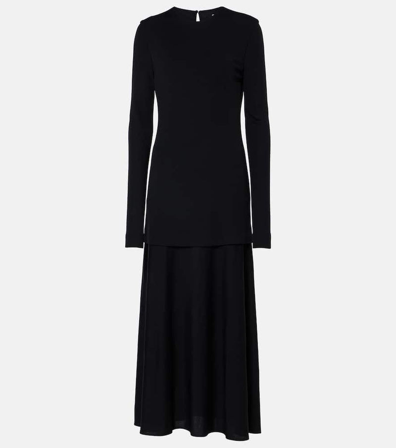 Jil Sander Layered maxi dress