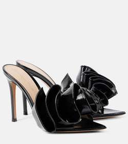 Gianvito Rossi Gabrielle 105 leather mules