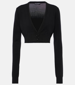 Dolce & Gabbana Cropped virgin wool cardigan