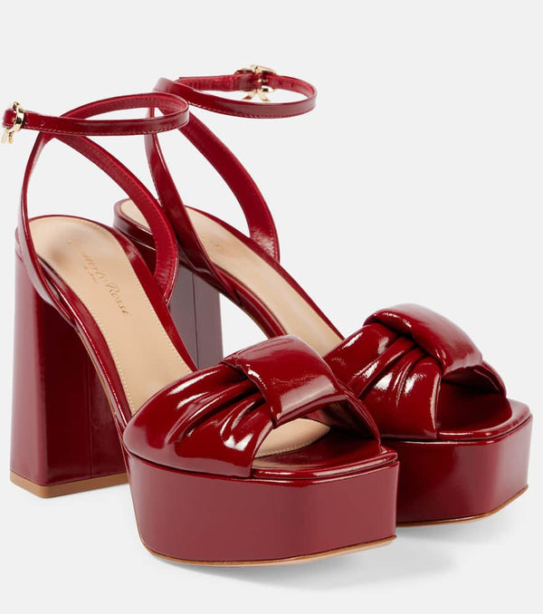 Gianvito Rossi Paradì leather platform sandals