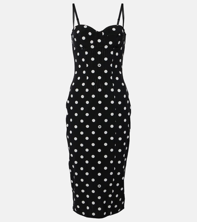 Dolce & Gabbana Polka-dot midi dress