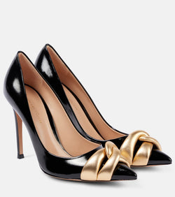 Gianvito Rossi 105 patent leather pumps