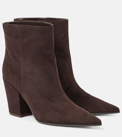 Gianvito Rossi 85 suede ankle boots