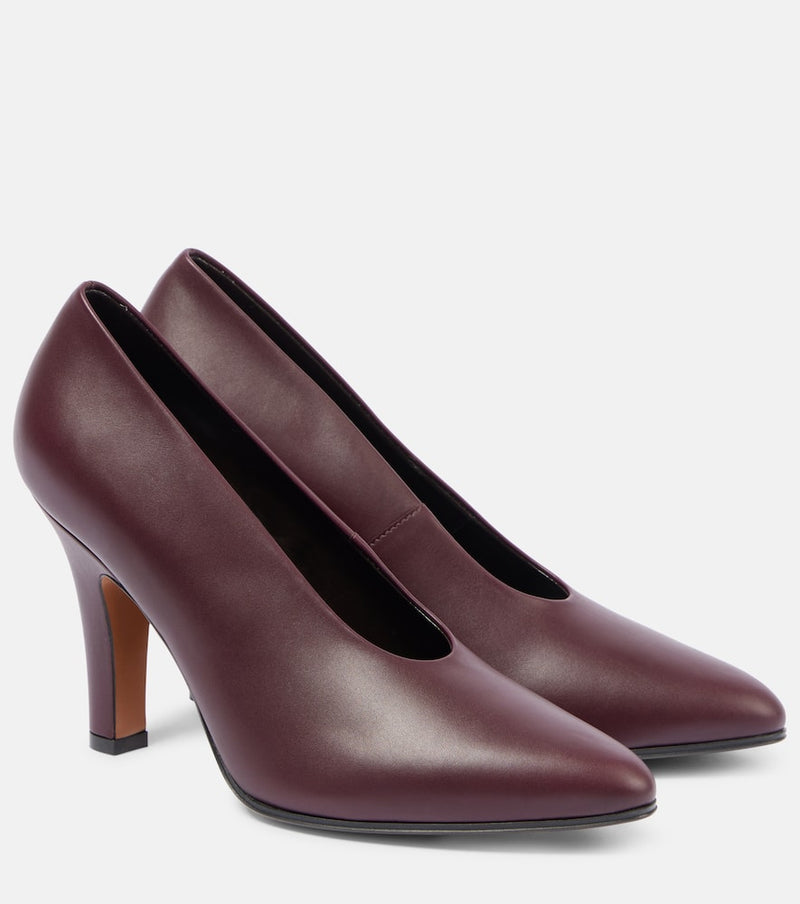 The Row Prudens leather pumps