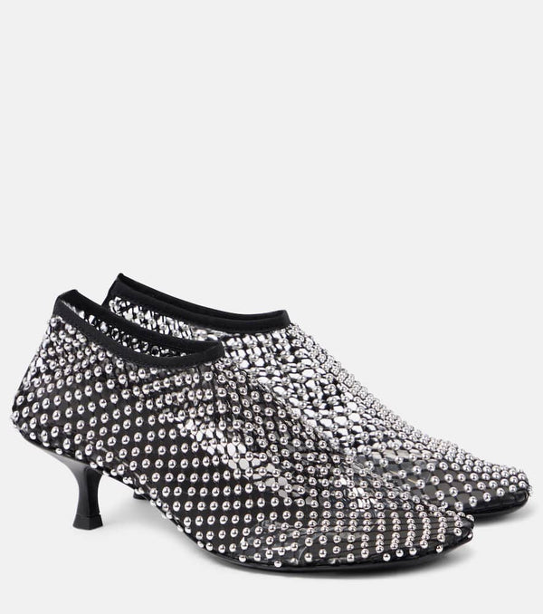 Christopher Esber Minette embellished fishnet pumps