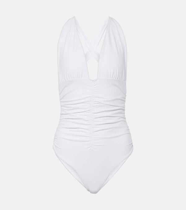 Jade Swim Capri gathered swimsuit