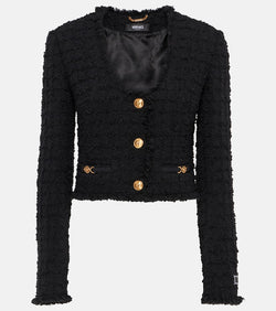 Versace Heritage wool-blend tweed jacket