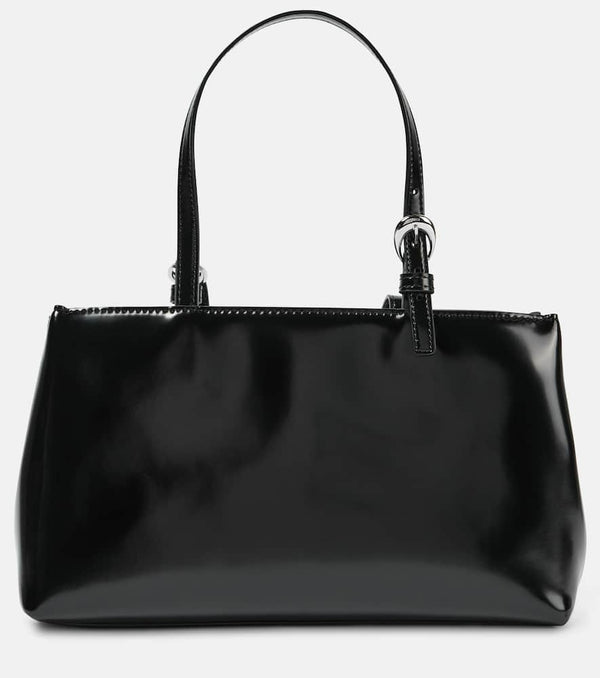 Staud Brando polished leather shoulder bag