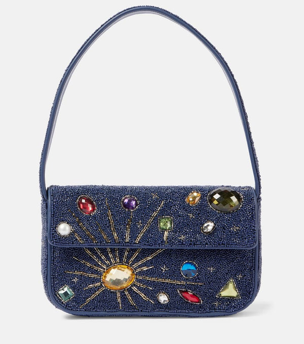 Staud Tommy beaded shoulder bag