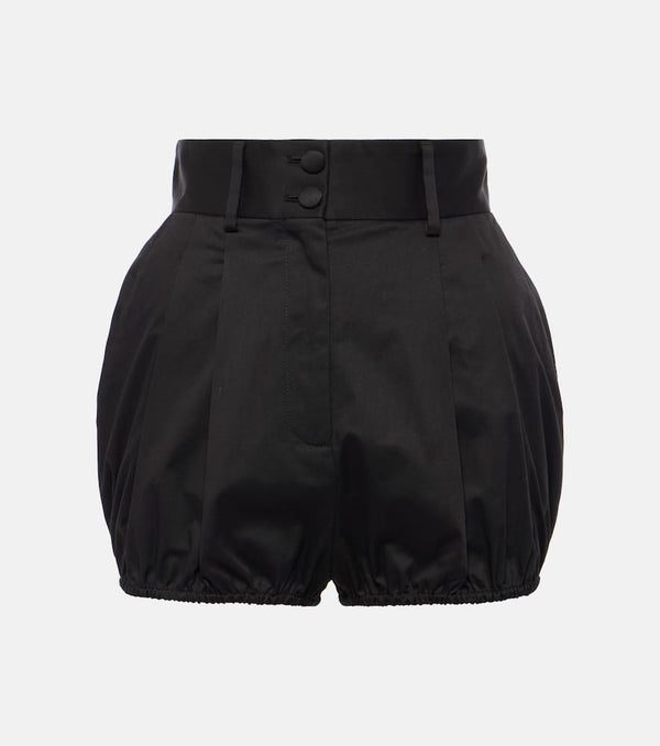 Dolce & Gabbana High-rise cotton-blend gabardine shorts