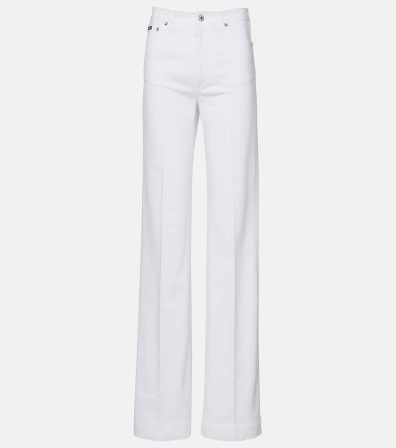 Dolce & Gabbana Capri high-rise flared jeans