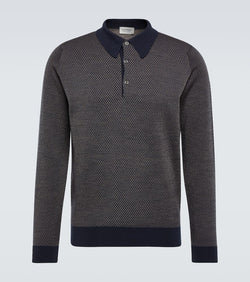 John Smedley Acaster wool polo sweater