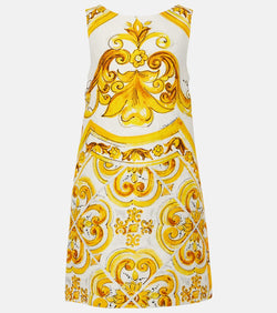 Dolce & Gabbana Majolica minidress