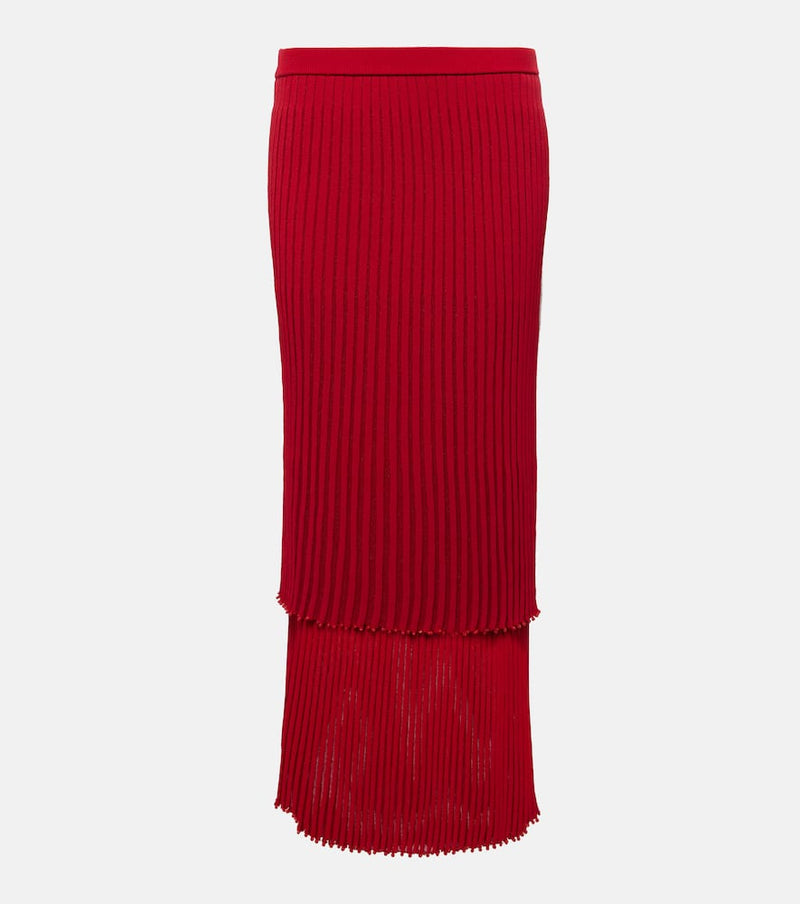 Altuzarra Ariana ribbed-knit jersey maxi skirt