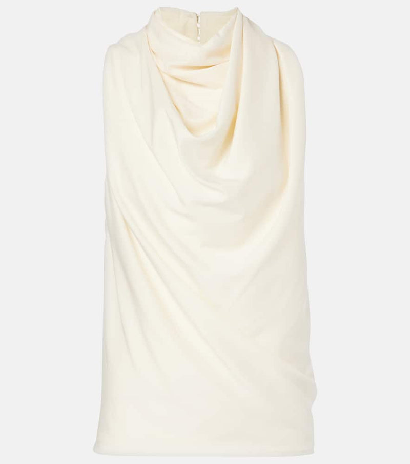 Altuzarra Sleary draped crêpe top