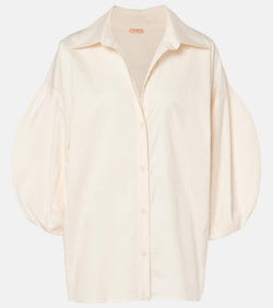 Johanna Ortiz Cotton-blend poplin blouse