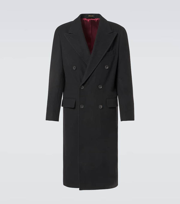 Rubinacci Double-breasted cashmere overcoat