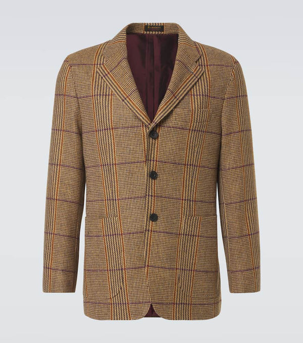 Rubinacci Checked wool blazer