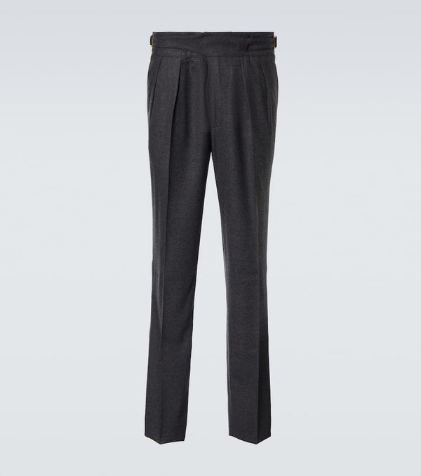 Rubinacci Manny virgin wool straight pants