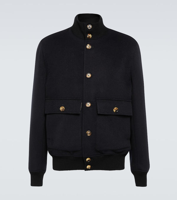 Brunello Cucinelli Wool bomber jacket