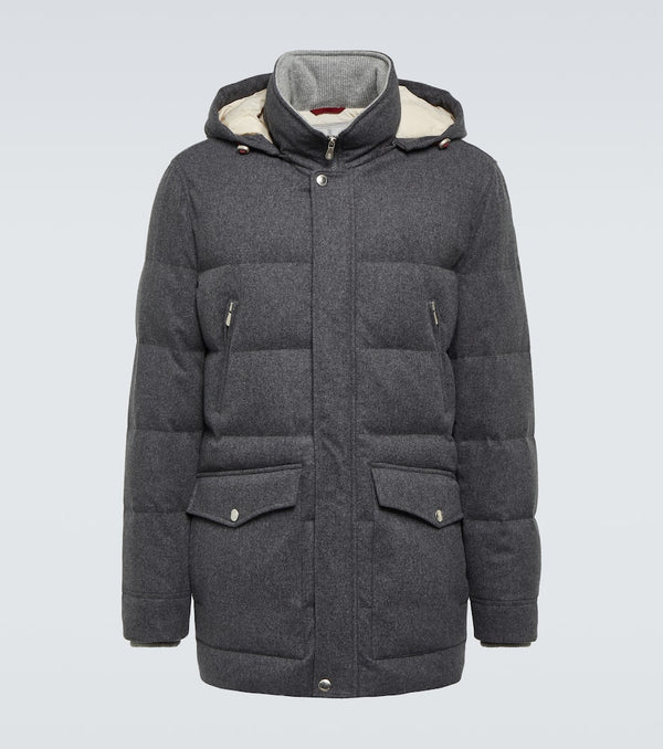 Brunello Cucinelli Wool puffer jacket